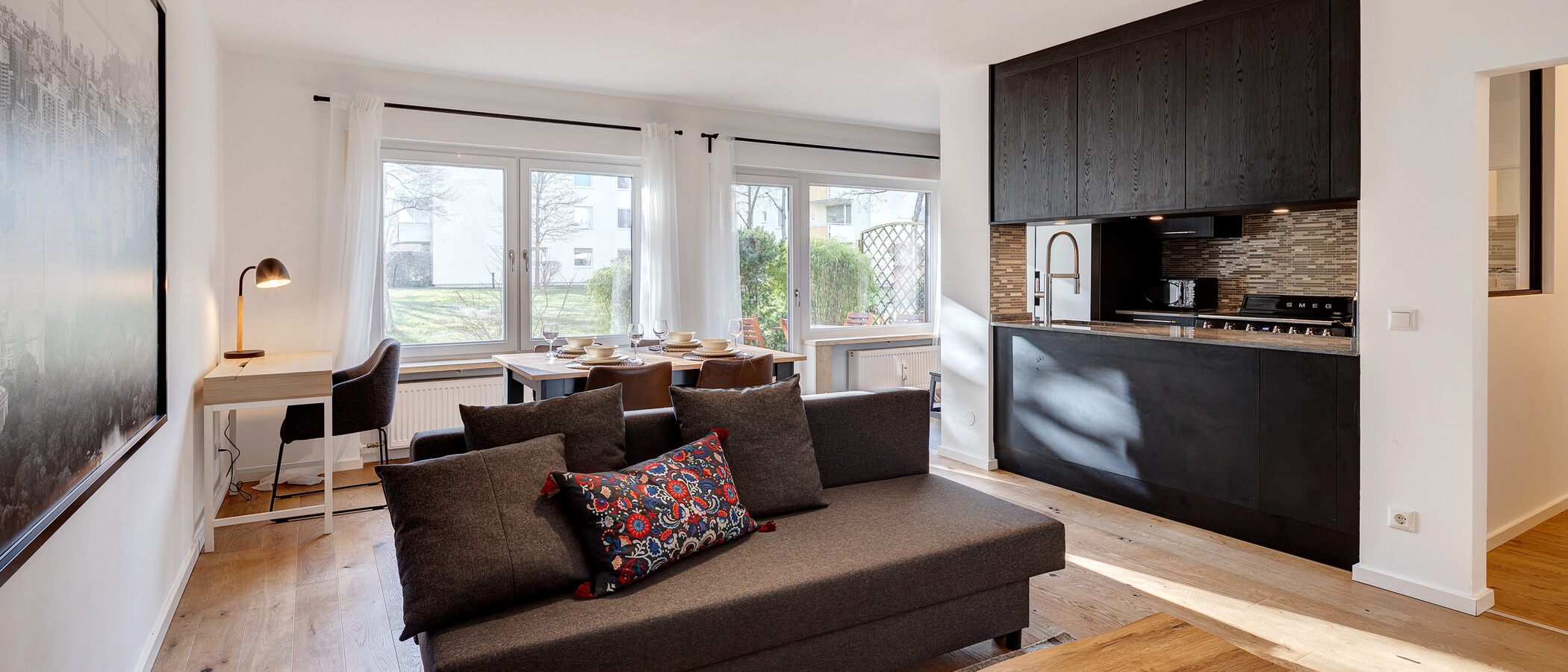 apartment München Solln 03 living area 13291