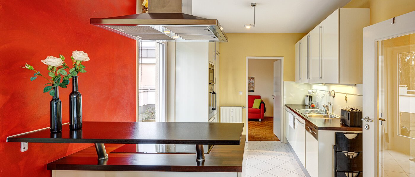 roof terrace apartment München Moosach 02 kitchen 13292