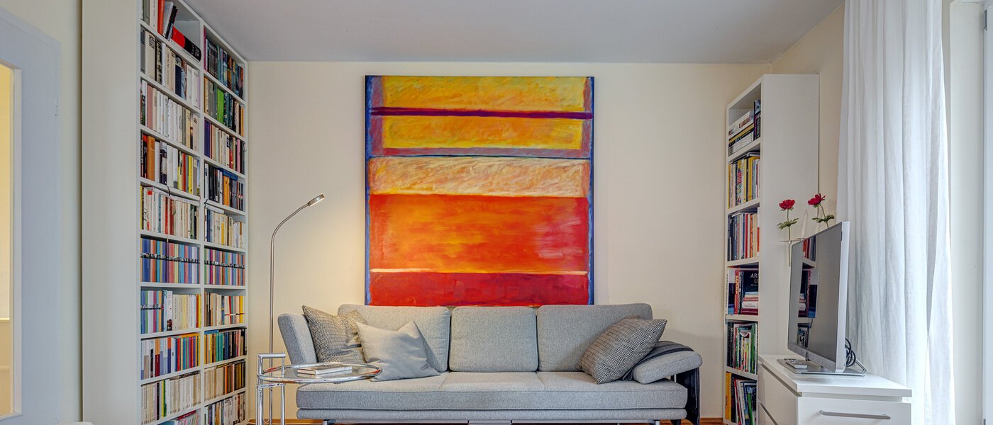 roof terrace apartment München Moosach 02 living area 13292