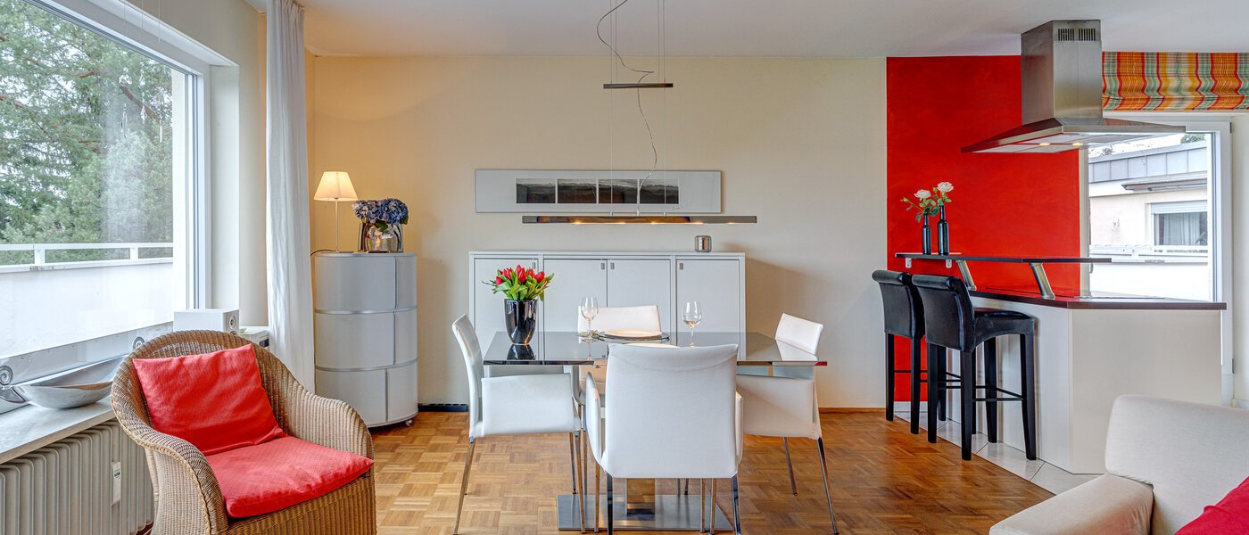 roof terrace apartment München Moosach 04 living area 13292