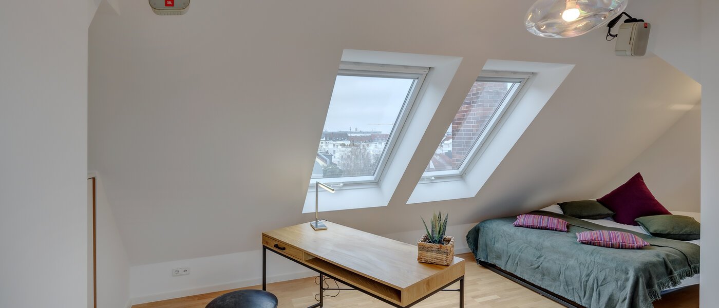 maisonette-gallery apartment München Maxvorstadt 03 2. sleeping area 13317