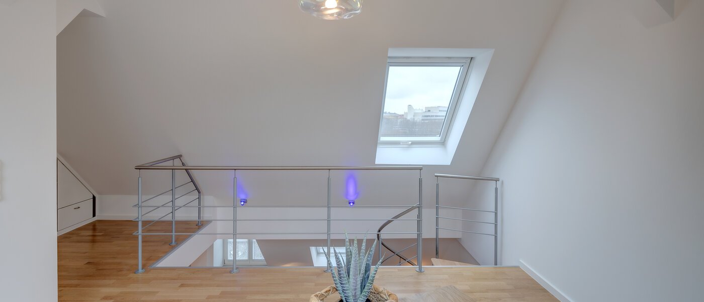 maisonette-gallery apartment München Maxvorstadt 05 2. sleeping area 13317