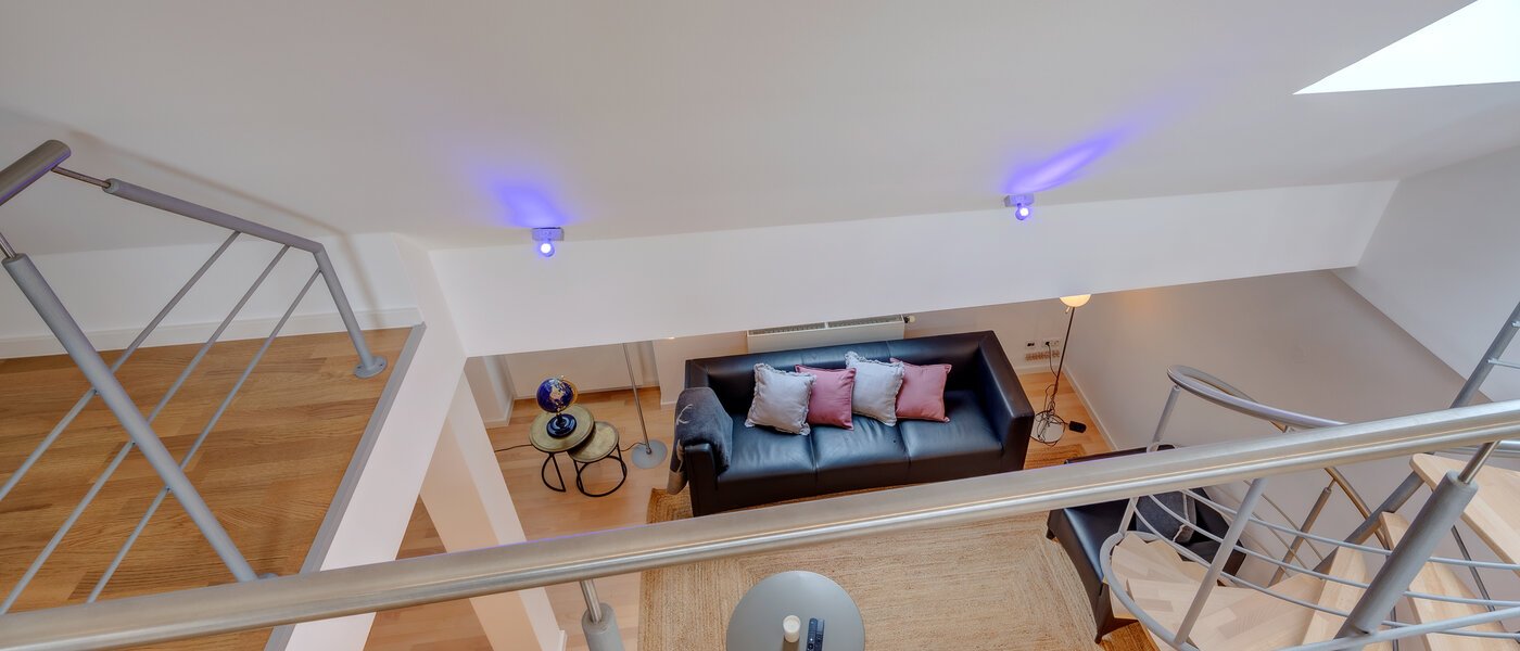 maisonette-gallery apartment München Maxvorstadt 06 2. sleeping area 13317