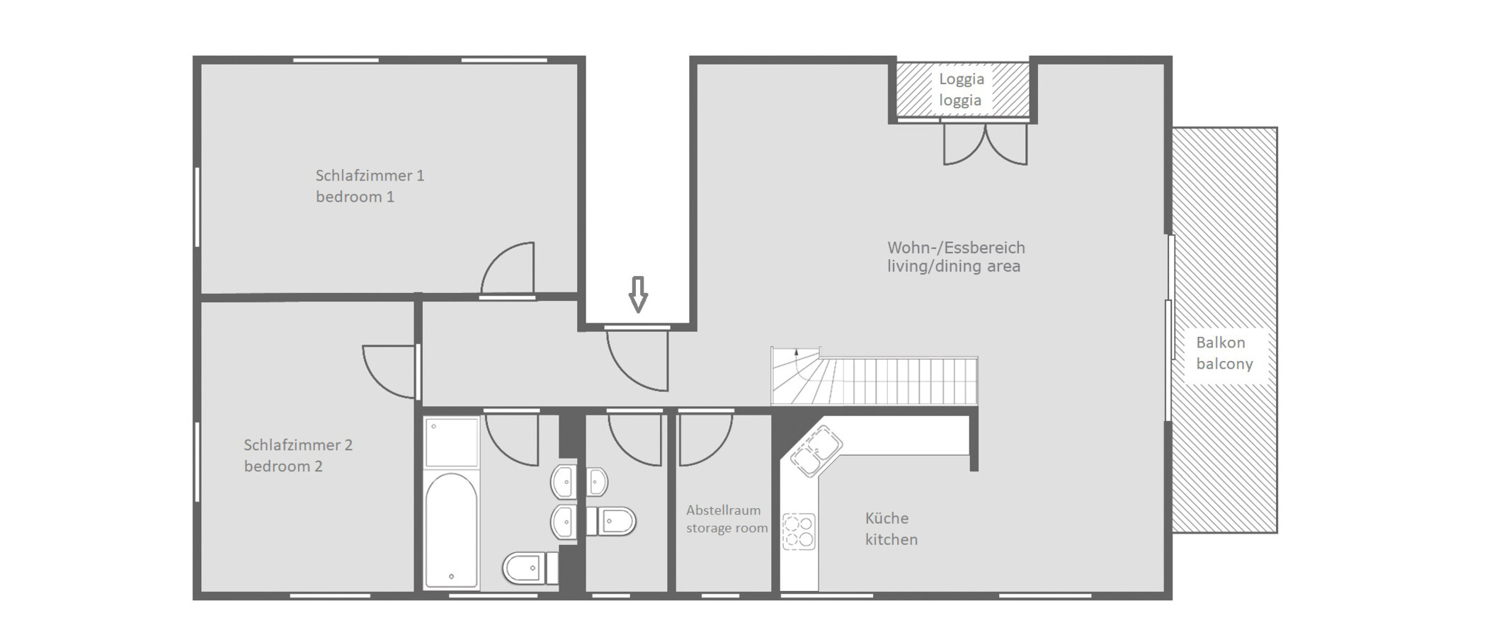 apartment München Berg am Laim 01 floor plan 13337