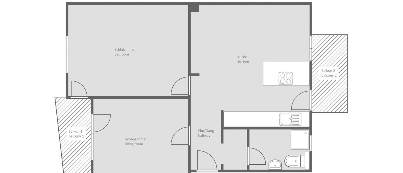 apartment München Maxvorstadt - Westen 01 floor plan 13363