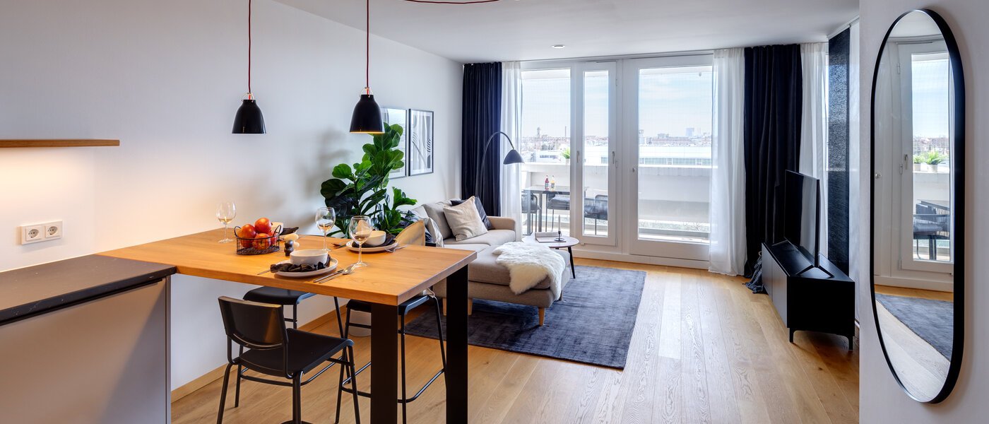 apartment München Olympiadorf 02 living area 13379