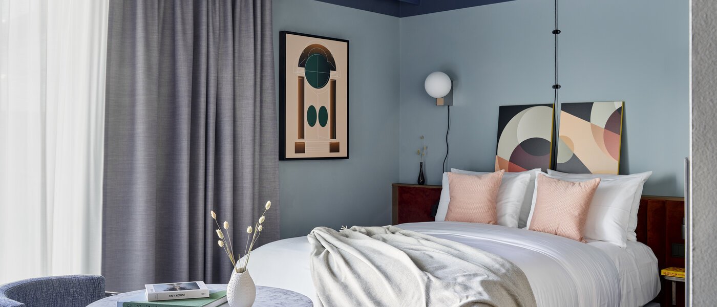 studio München Ludwigsvorstadt 01 sleeping area 13380