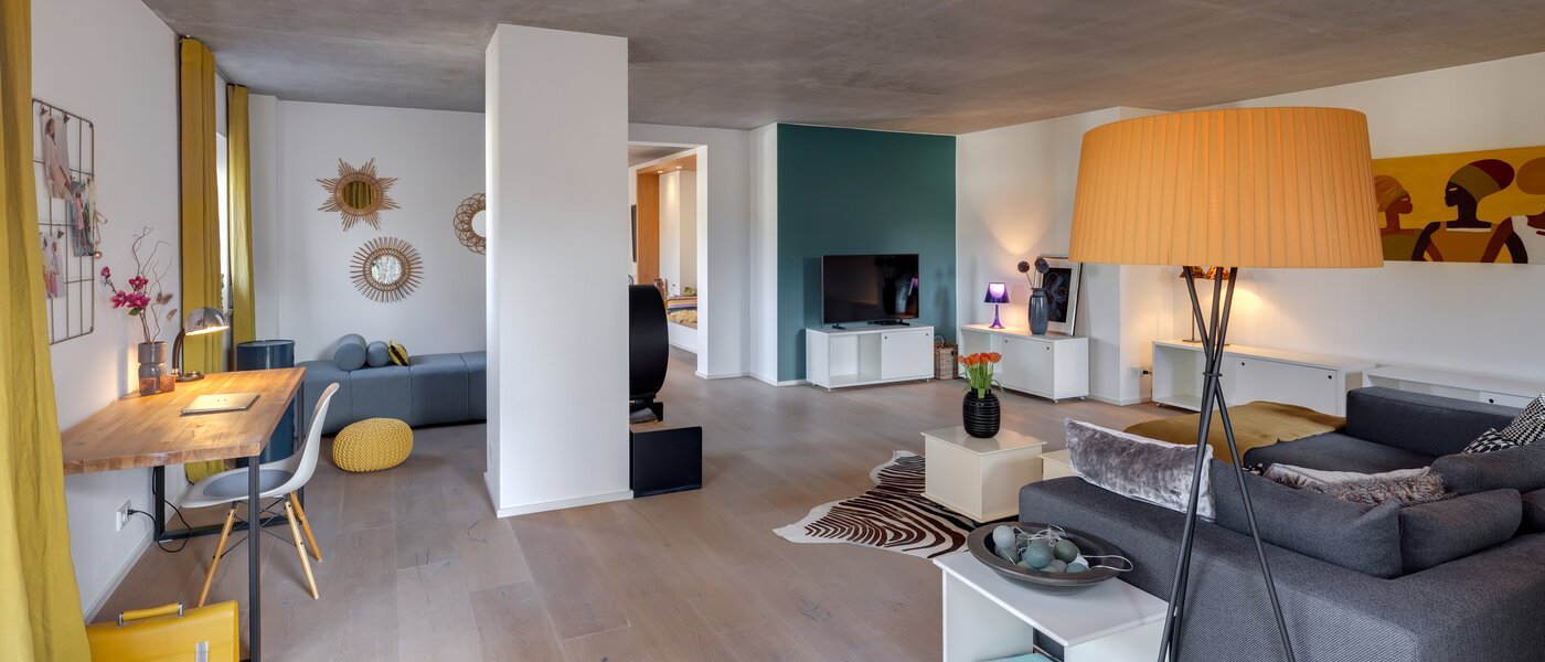 penthouse München Solln 04 living room 13410