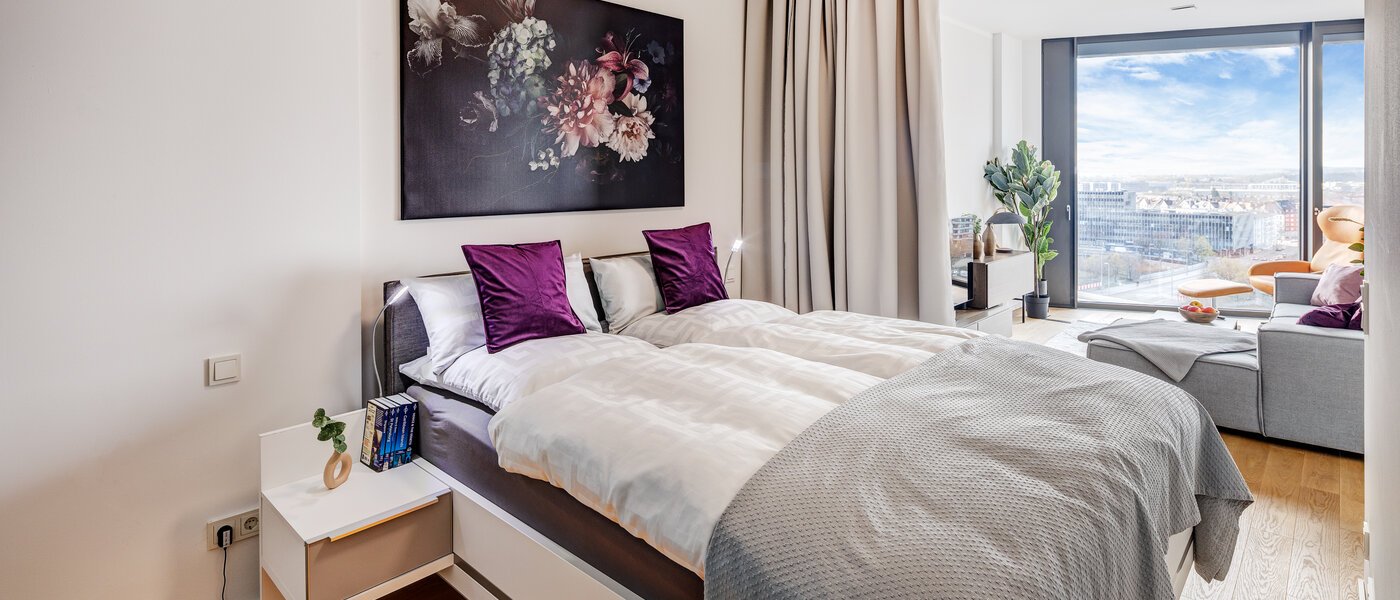 apartment München Nymphenburg 01 sleeping area 13432