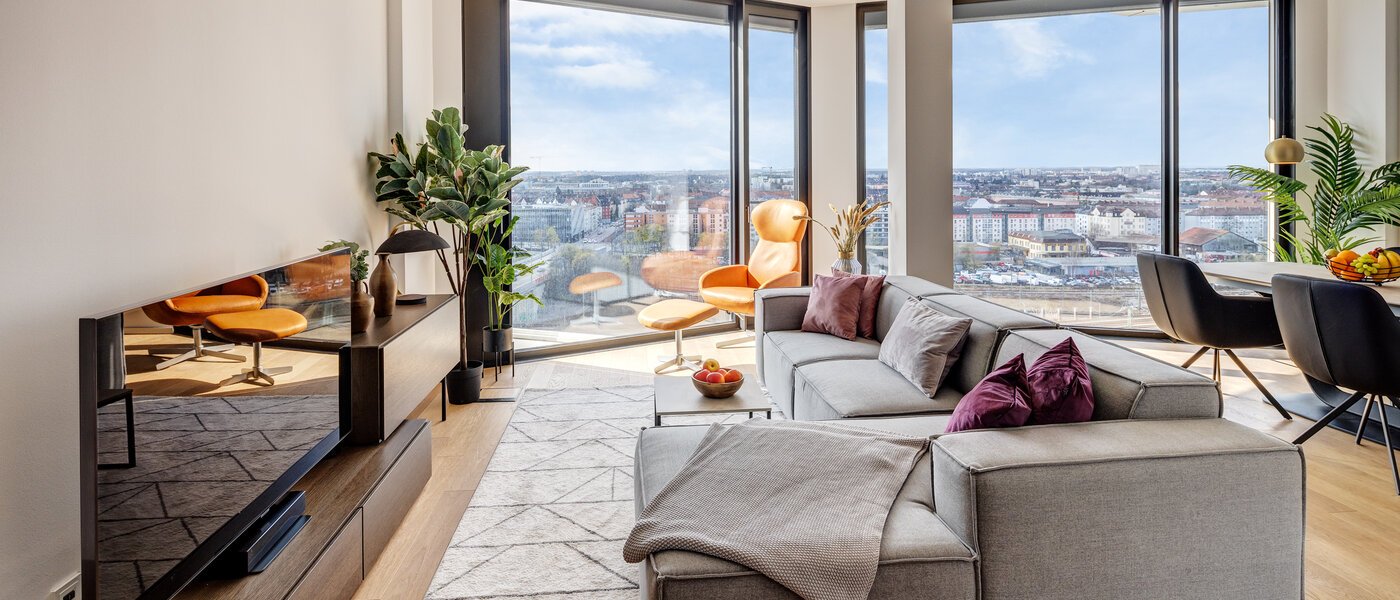 apartment München Nymphenburg 02 living area 13432