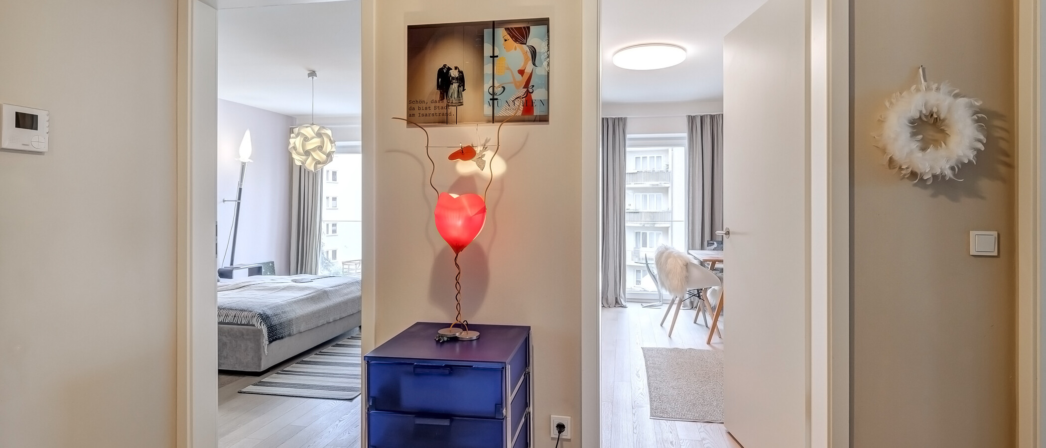 apartment München Nymphenburg 03 hall 13454