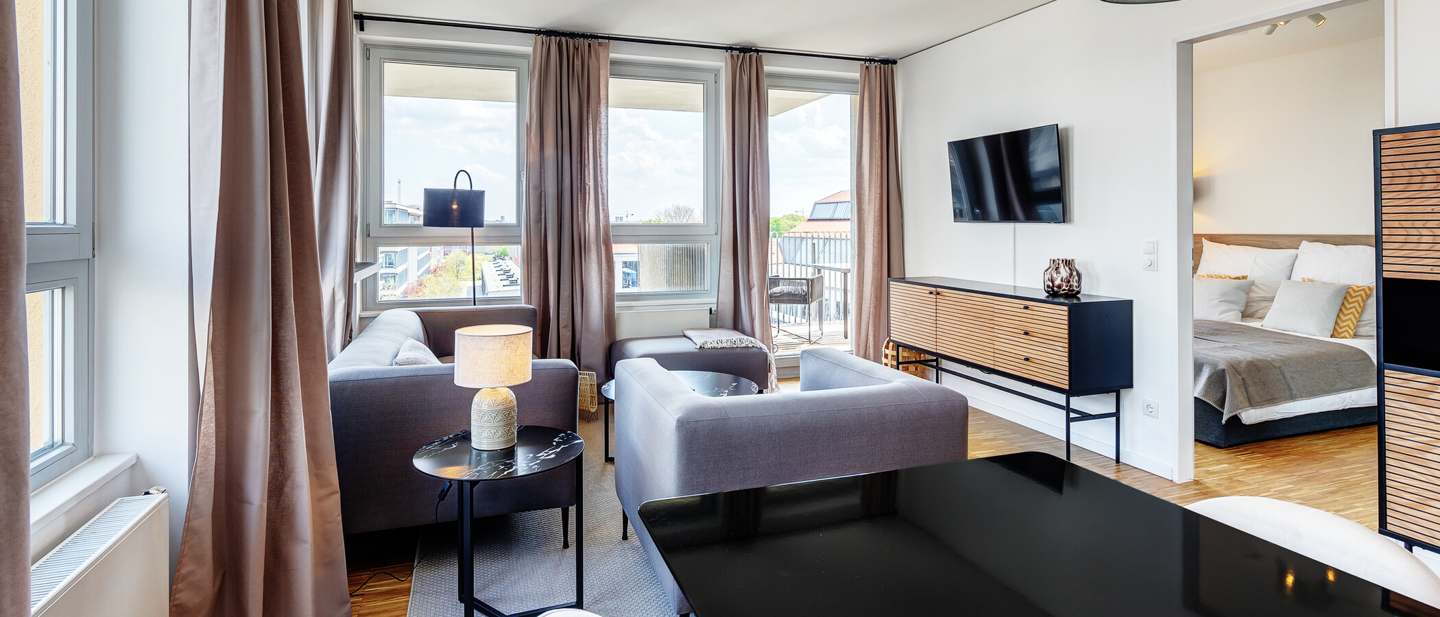 apartment München Schwanthalerhöhe 04 living area 13468