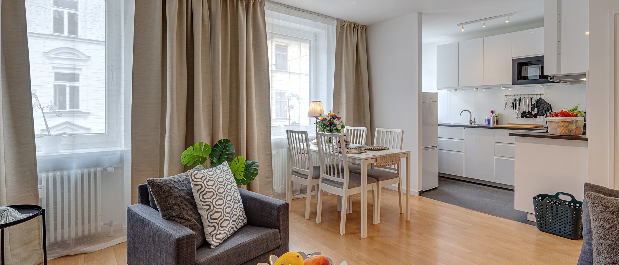 apartment München Lehel 04 living area 13484