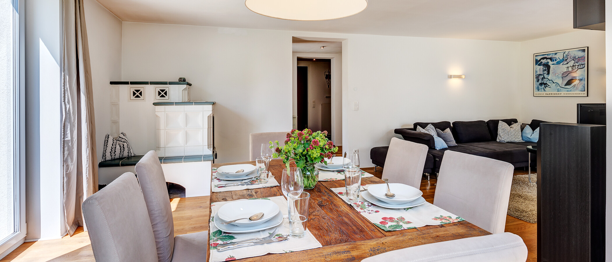 semi-detached house Gauting 02 living area 13500