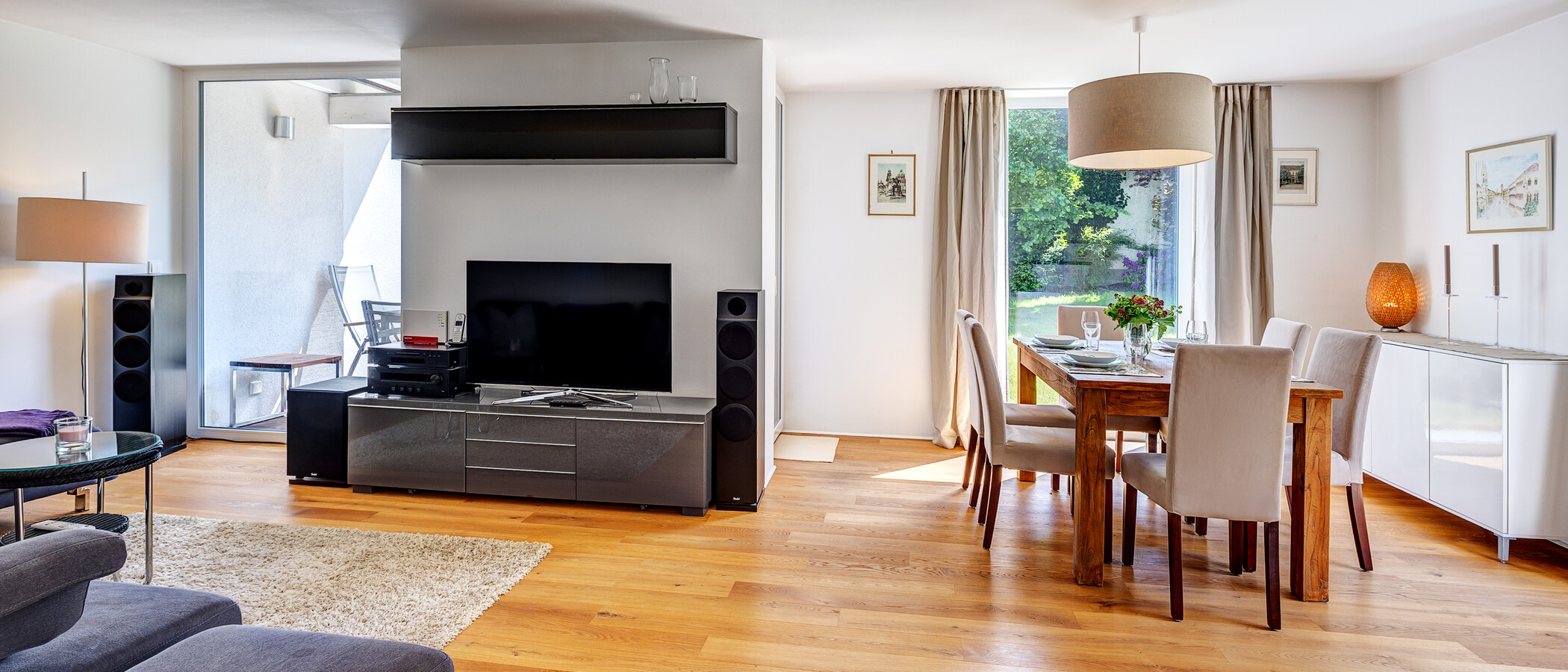semi-detached house Gauting 04 living area 13500