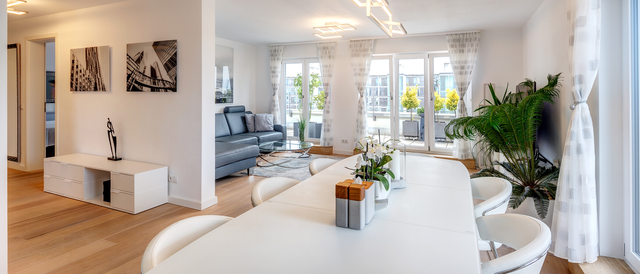 apartment München Messestadt Riem 02 living area 13570