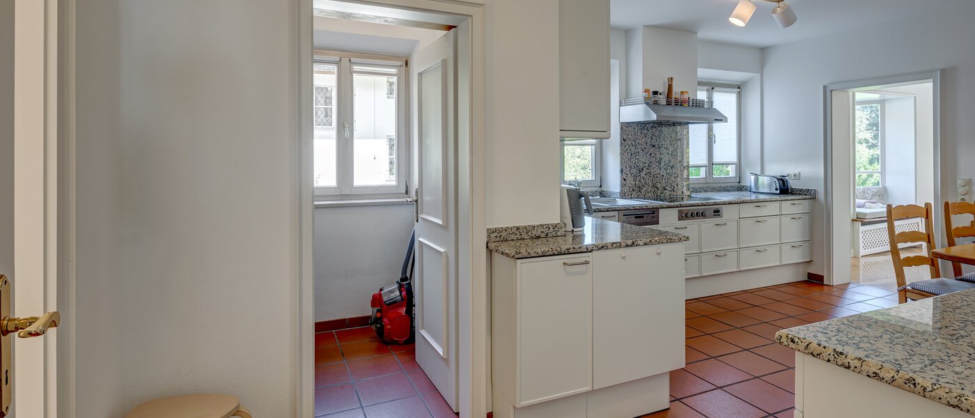 apartment with garden 	 Schliersee 04 kitchen 13576