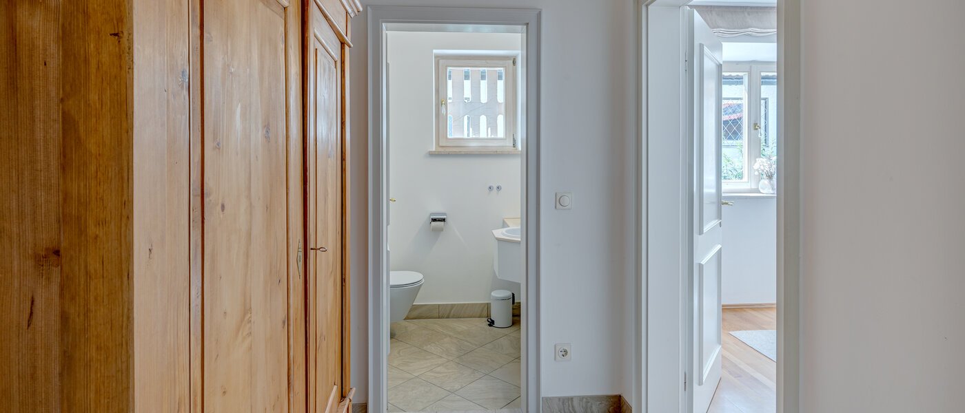 apartment with garden 	 Schliersee 04 hall 13576