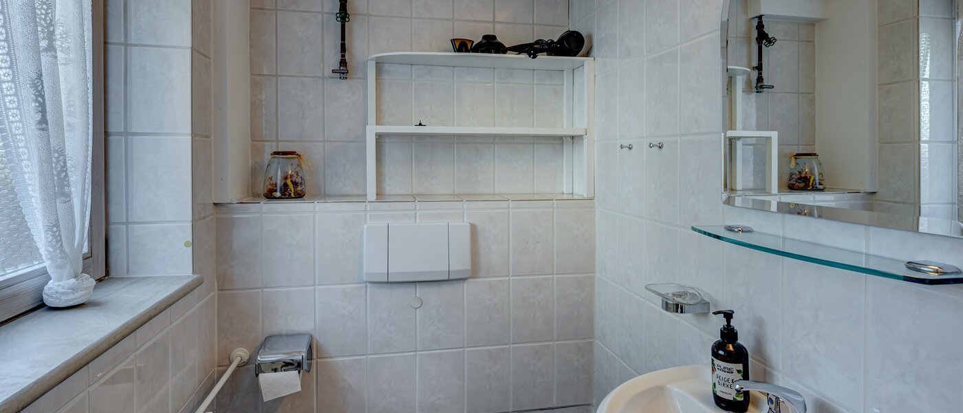 apartment with garden 	 Schliersee 01 guest toilet 13576