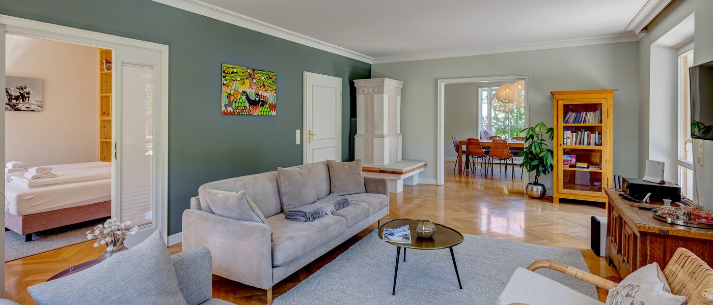 apartment with garden 	 Schliersee 01 living area 13576