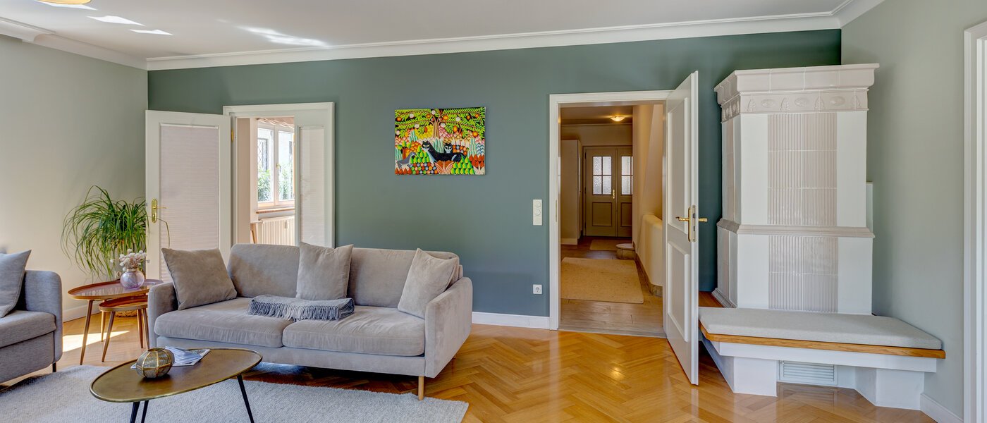 apartment with garden 	 Schliersee 04 living area 13576