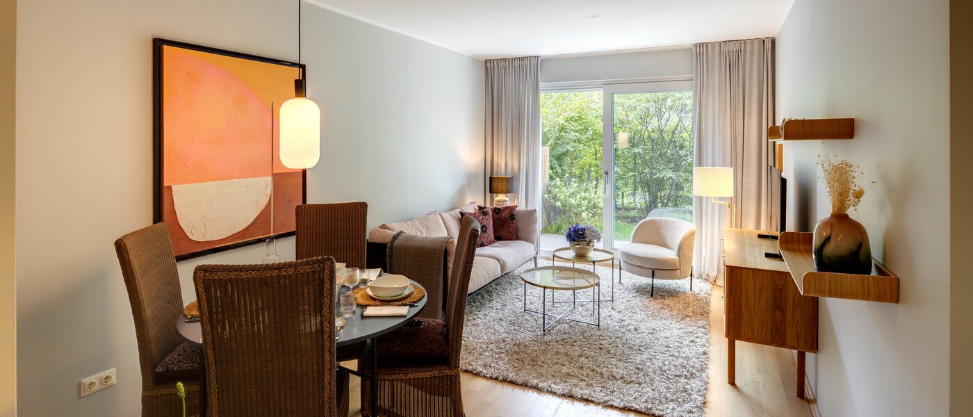 apartment München Obersendling 02 living area 13617