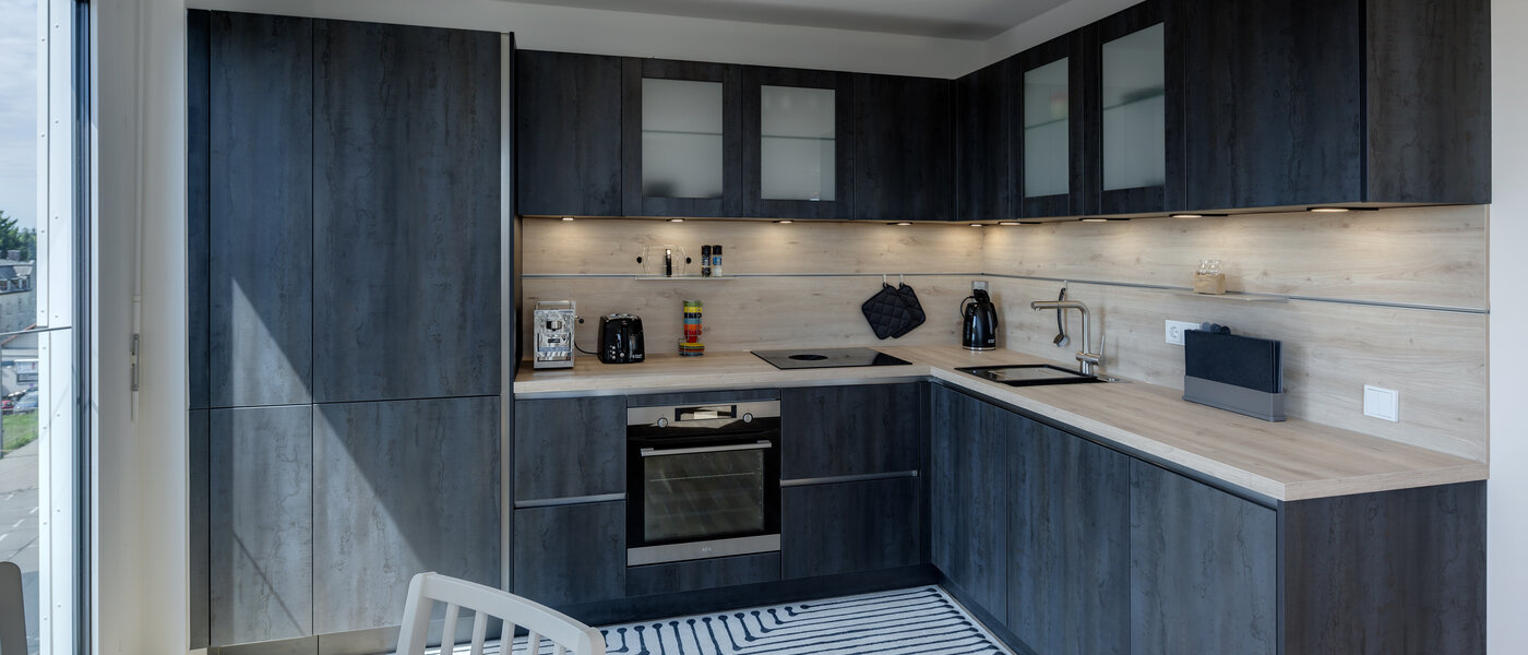 roof terrace apartment München Pasing 01 kitchen 13619