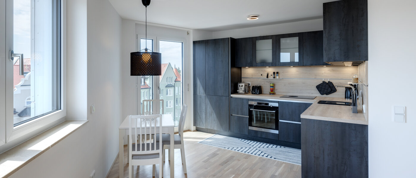 roof terrace apartment München Pasing 02 kitchen 13619