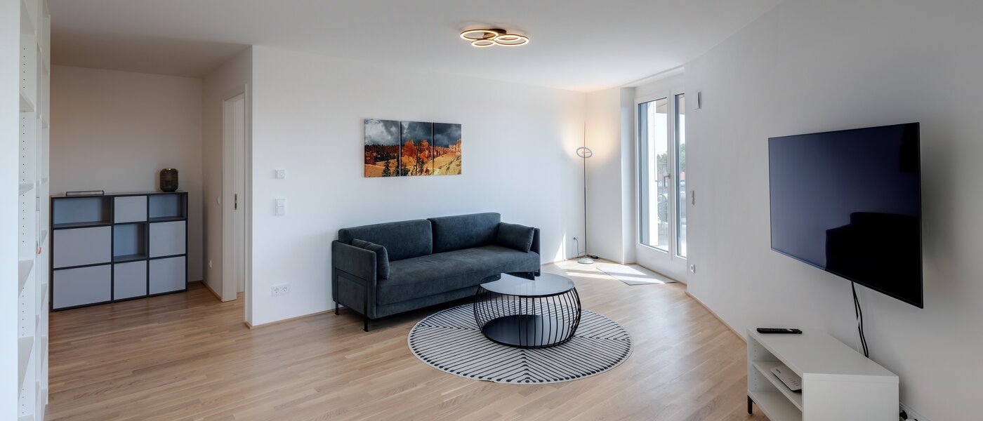 roof terrace apartment München Pasing 02 living area 13619