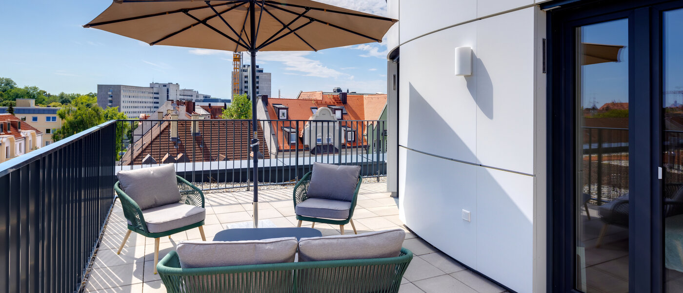 roof terrace apartment München Pasing 01 roof terrace 13619