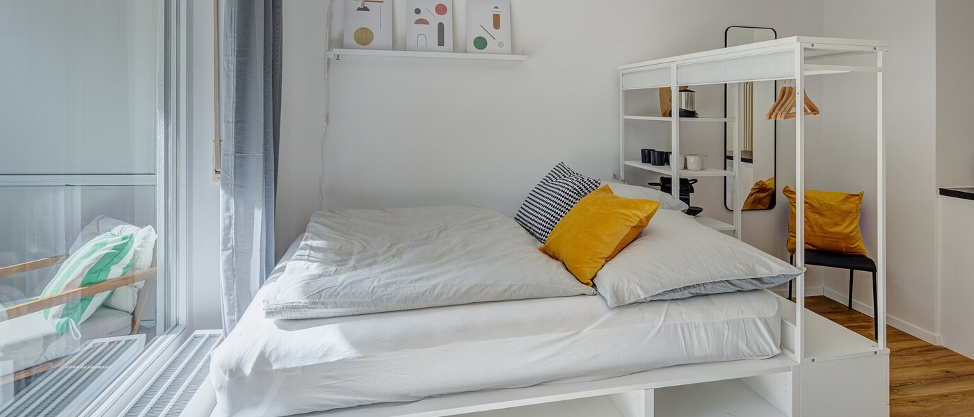 apartment München Nymphenburg 01 sleeping area 13624