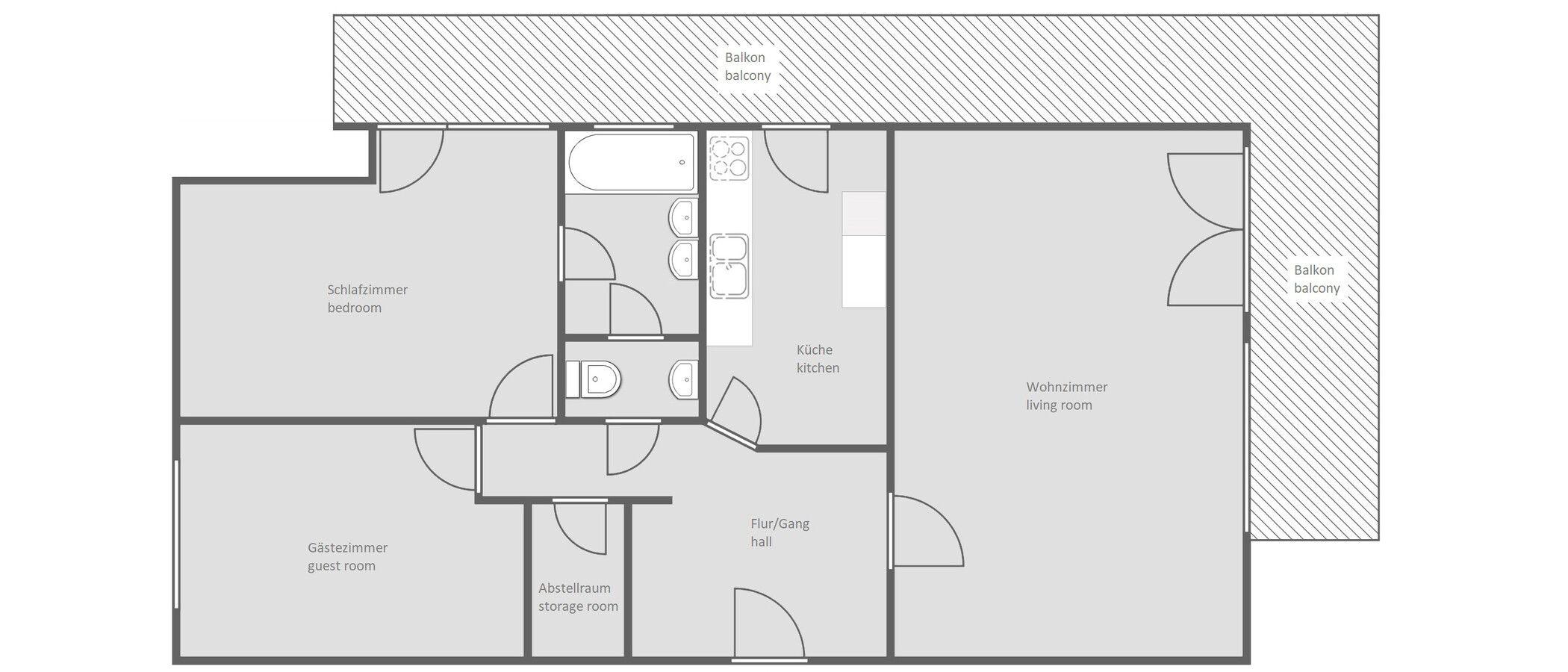 apartment München Altbogenhausen 01 floor plan 13633