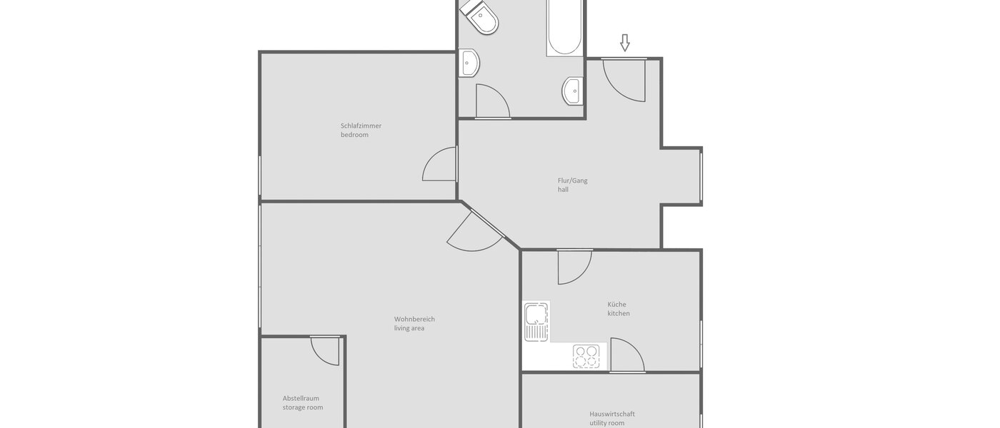 attic apartment München Nymphenburg 01 floor plan 13654