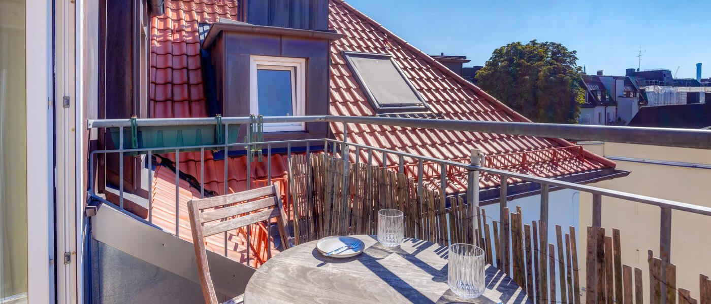 apartment München Glockenbachviertel 03 balcony 13655