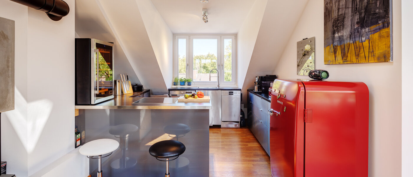 roof terrace apartment München Ramersdorf 01 kitchen 13657