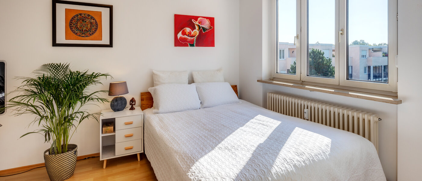 roof terrace apartment München Neuperlach 01 sleeping area 13658