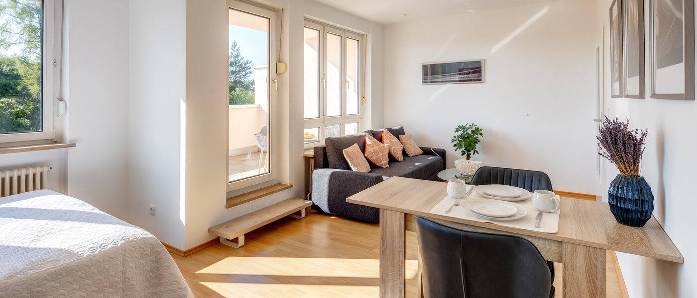 roof terrace apartment München Neuperlach 03 living area 13658