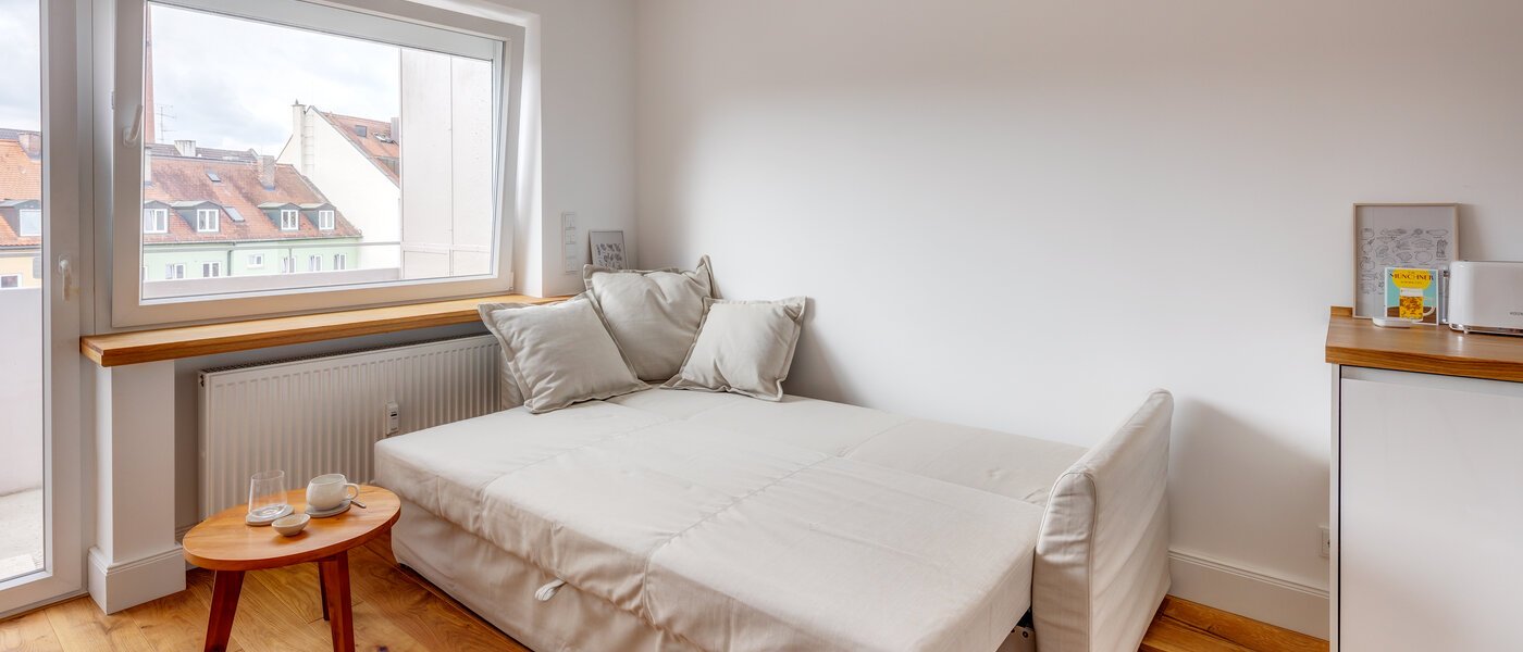 apartment München Maxvorstadt 02 sleeping area 13666