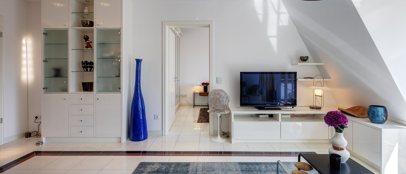 attic apartment München Solln 06 living room 13669