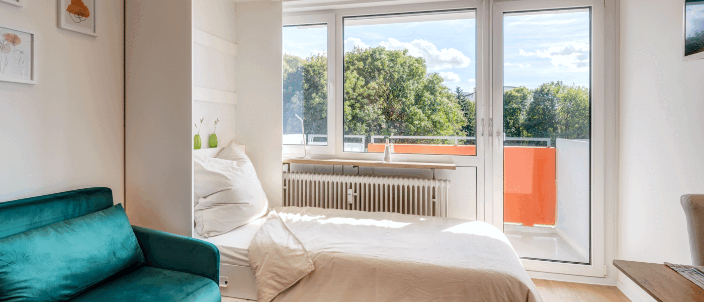 studio München Am Hart 01 sleeping area 13670