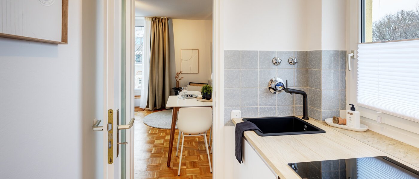 roof terrace apartment München Pasing 03 kitchen 13685