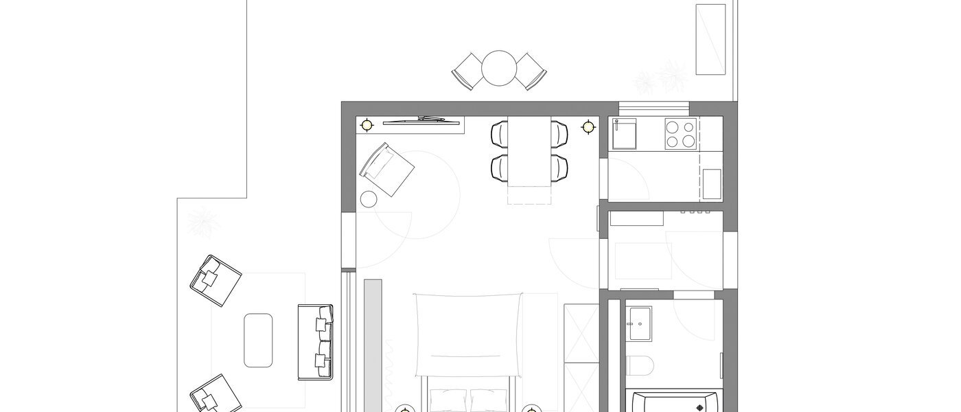 roof terrace apartment München Pasing 01 floor plan 13685