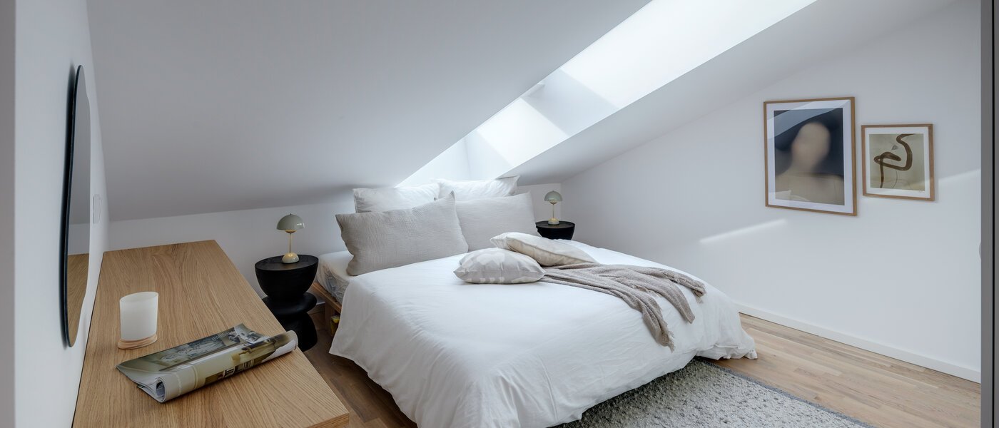 attic apartment Haar 01 sleeping area 13695