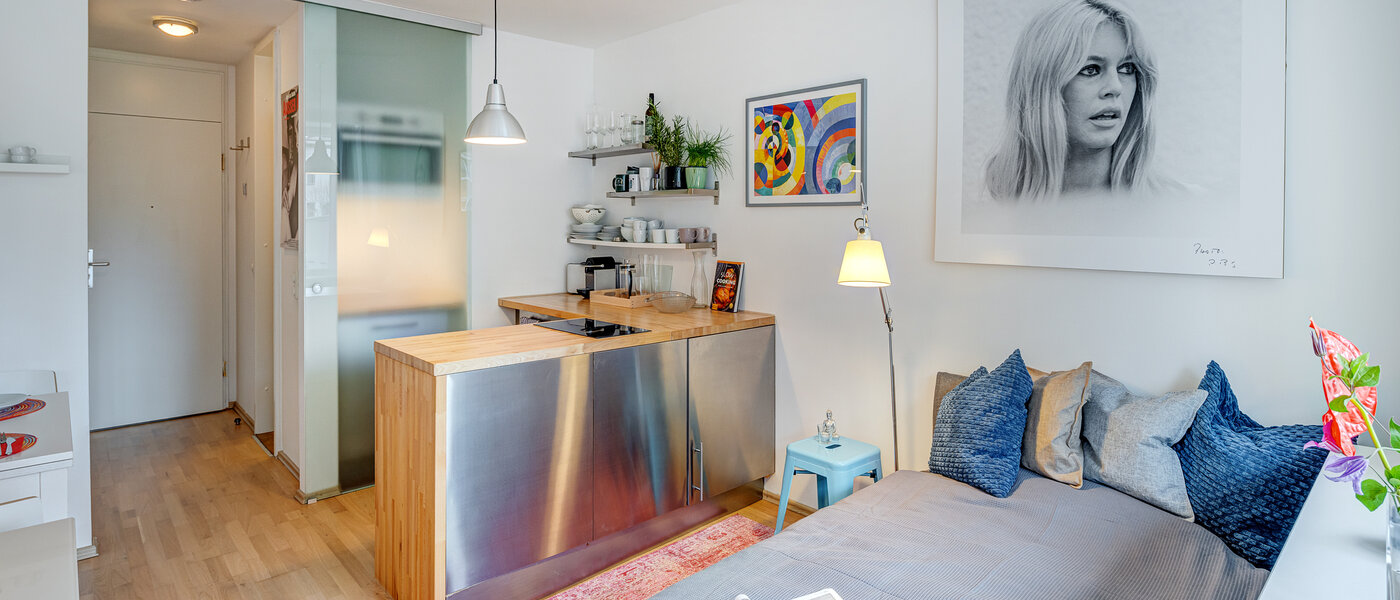 apartment München Neuhausen 03 living area 13727