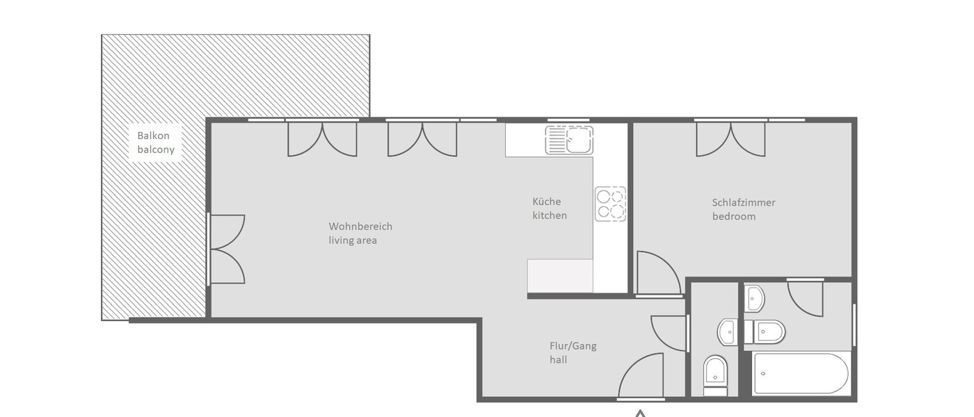 apartment Oberschleißheim 01 floor plan 13735