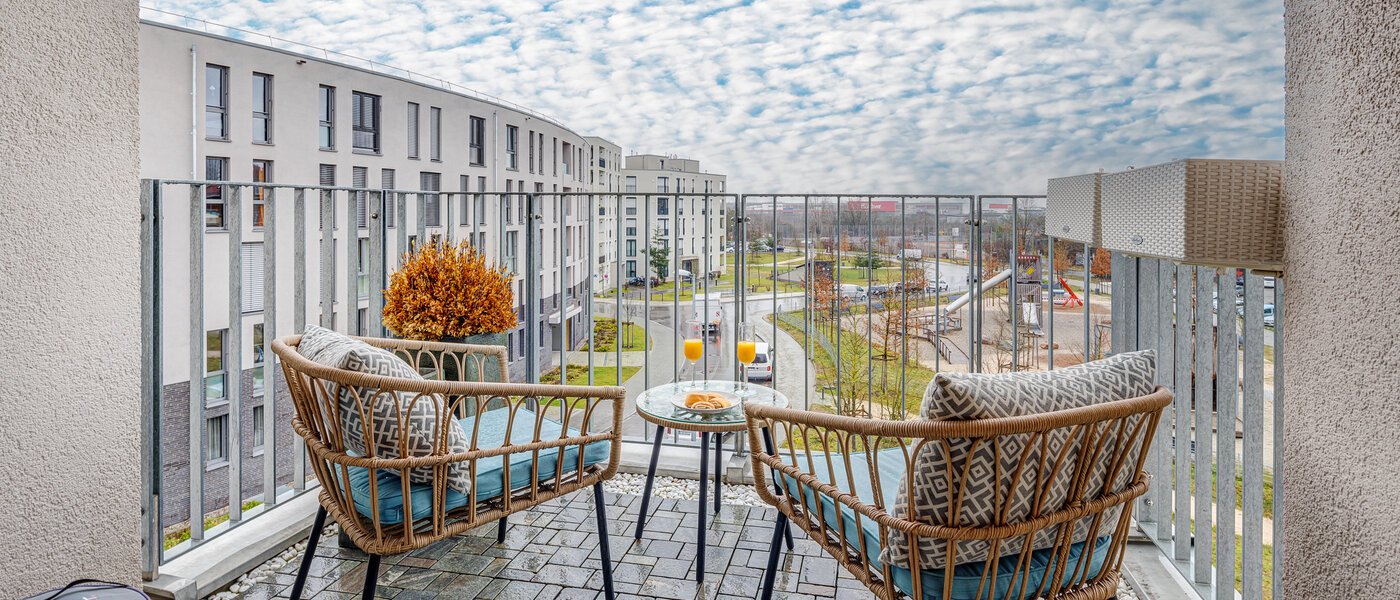 roof terrace apartment München Neuaubing 01 balcony 13783