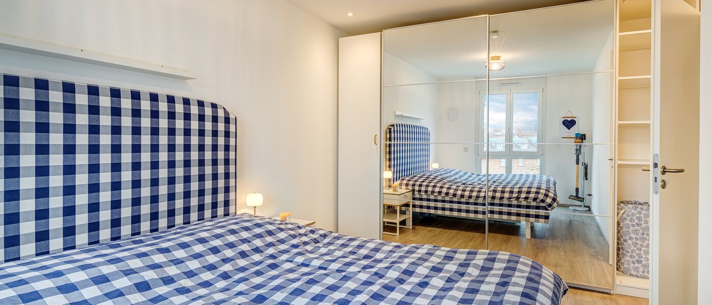 roof terrace apartment München Neuaubing 02 bedroom 13783