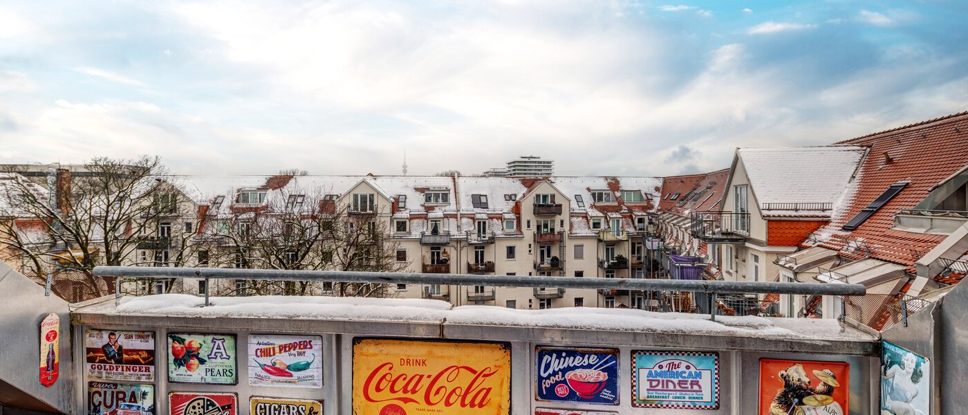 apartment München Schwabing-Nord (zw. Leopoldstraße & Englischen Garten) 02 roof terrace 13809