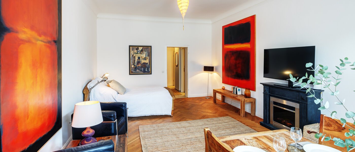 apartment München Ludwigsvorstadt 04 living area 13815