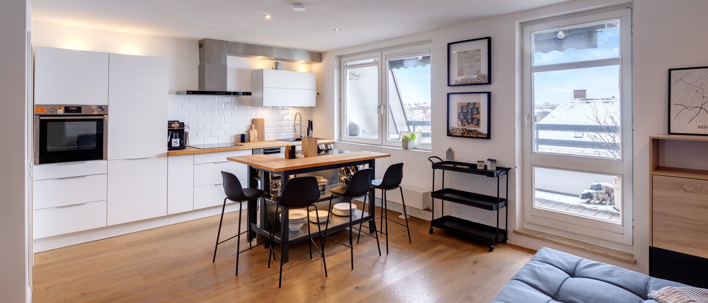 roof terrace apartment München Obergiesing 04 living area 13824